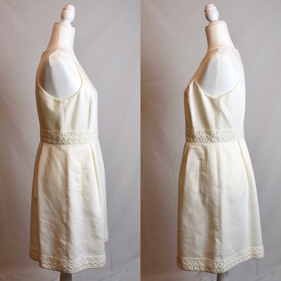 MICHAEL KORS White Lace Halter Dress Size 10 - Picture 2 of 5